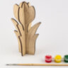 Дерев'яна розмальовка 3D - Крокус