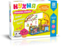 Кімната з меблями Кухня кольорова Дерев'яний 3Д конструктор