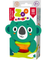 Пластилін легкий ZOOліпашки Коала (10 кольорових стіків по 6 г)