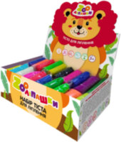 Тісто для ліплення ZOOліпашки Лев (шоу-бокс 12 кольорів, 60 стіків по 20 г)