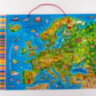 Магнітна карта-пазл. Мандруємо Європою