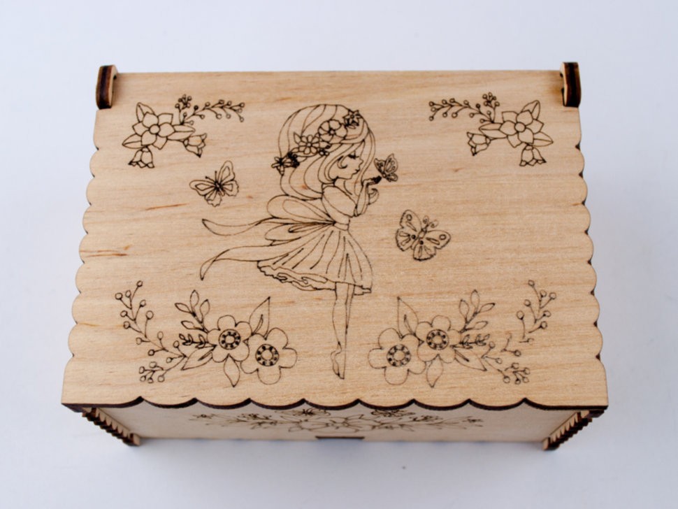 Казкова Мавка. Скринька для розпису