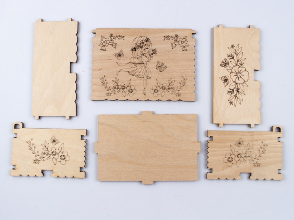 Казкова Мавка. Скринька для розпису