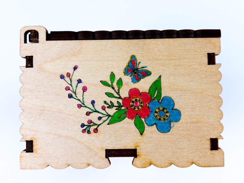 Казкова Мавка. Скринька для розпису