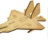 Дерев'яний літак 3D Винищувач СУ27 3