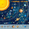 Плакат Дитяча карта сонячної системи А1 формату (841х594 мм)