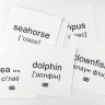 Картки міні Морські тварини (110х110 мм) (рос)