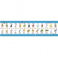 Закладка Англійська абетка (комплект 30 штук)