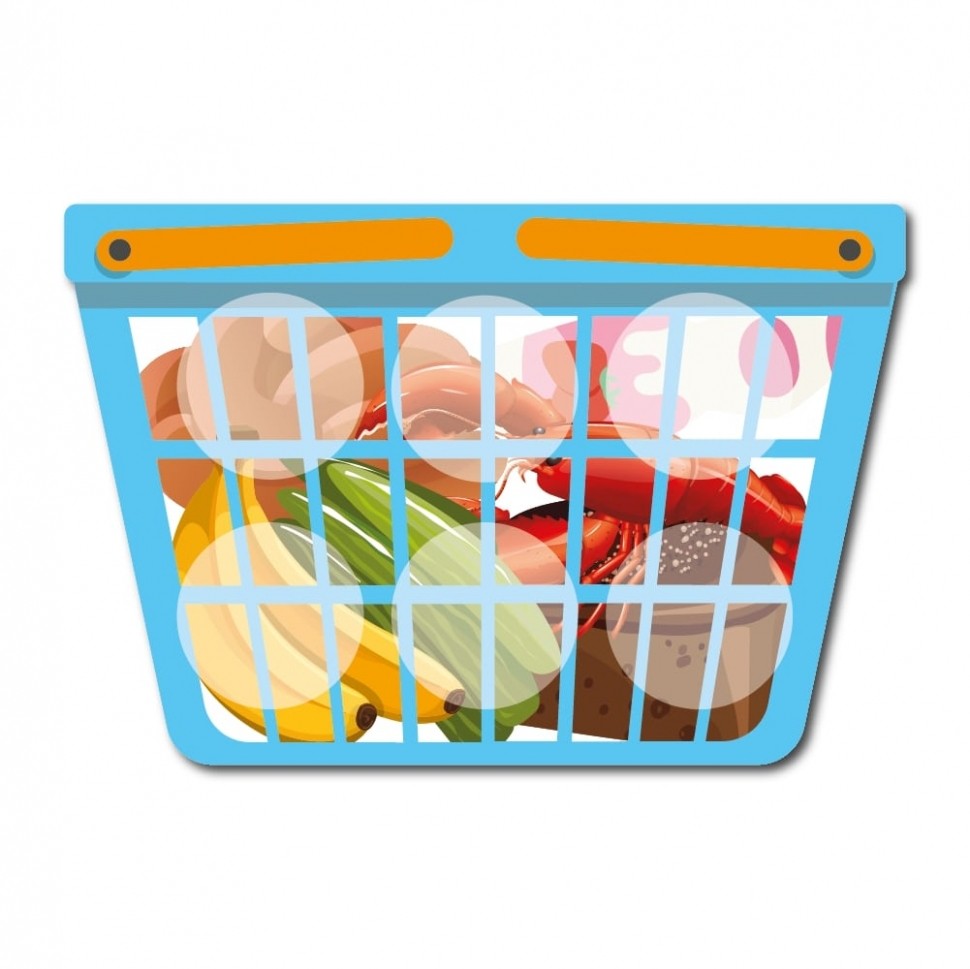 Лото Маркет + списки продуктів. Настільна гра