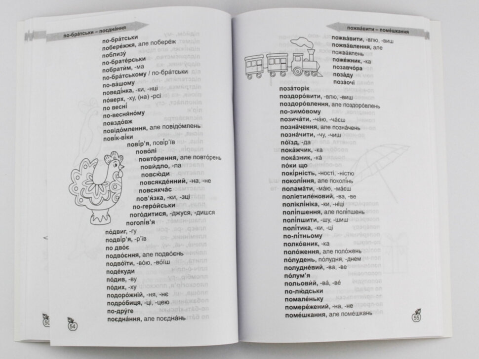 Орфографічний словник для учнів 1-4 клас Зірка