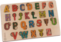 Дерев'яний пазл Абетка англійська кольорова