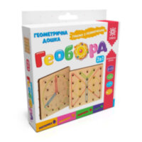 Геоборд дерев'яна дошка з резиночками