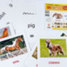 Картки міні Свійські тварини (110х110 мм) (Укр)