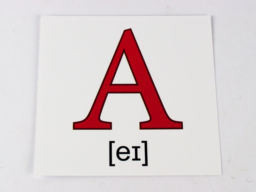 Картки міні Англійська абетка (110х110 мм)
